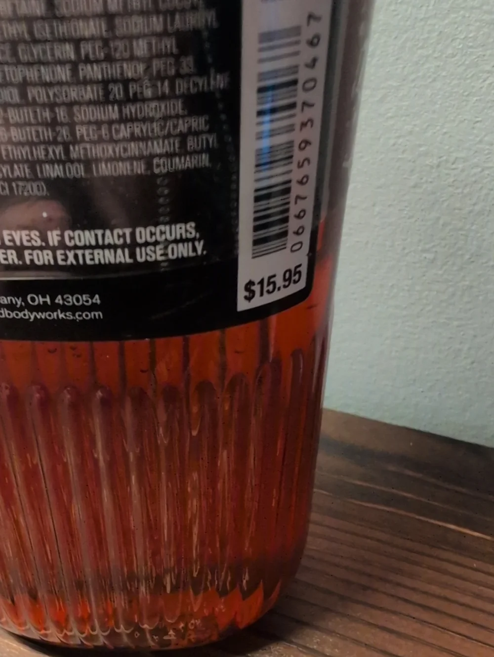 Bath & Body Works Men's Bourbon Personal Care Combo (Body Wash + Deodorant)